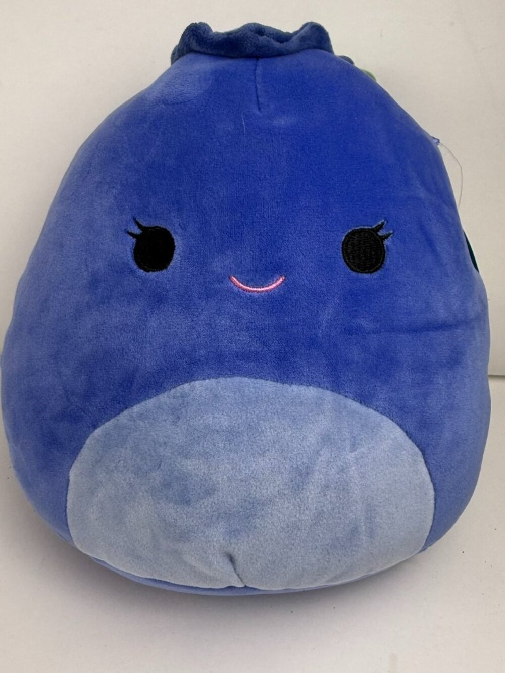 Squishmallows Bluby the Blueberry 8" Plush Kellytoy Fruit Blue Soft Pillow